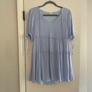 Altar'd state light blue mini dress